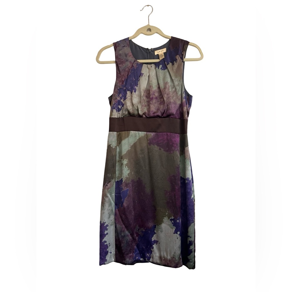 Anthropologie Saja 100% Silk Dress Size 4